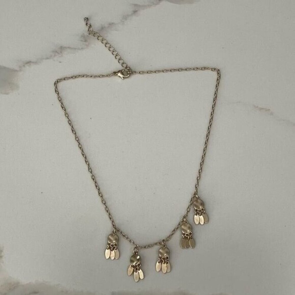 Melrose and Market Gold Chain Round Paillete Charm Necklace Nordstrom